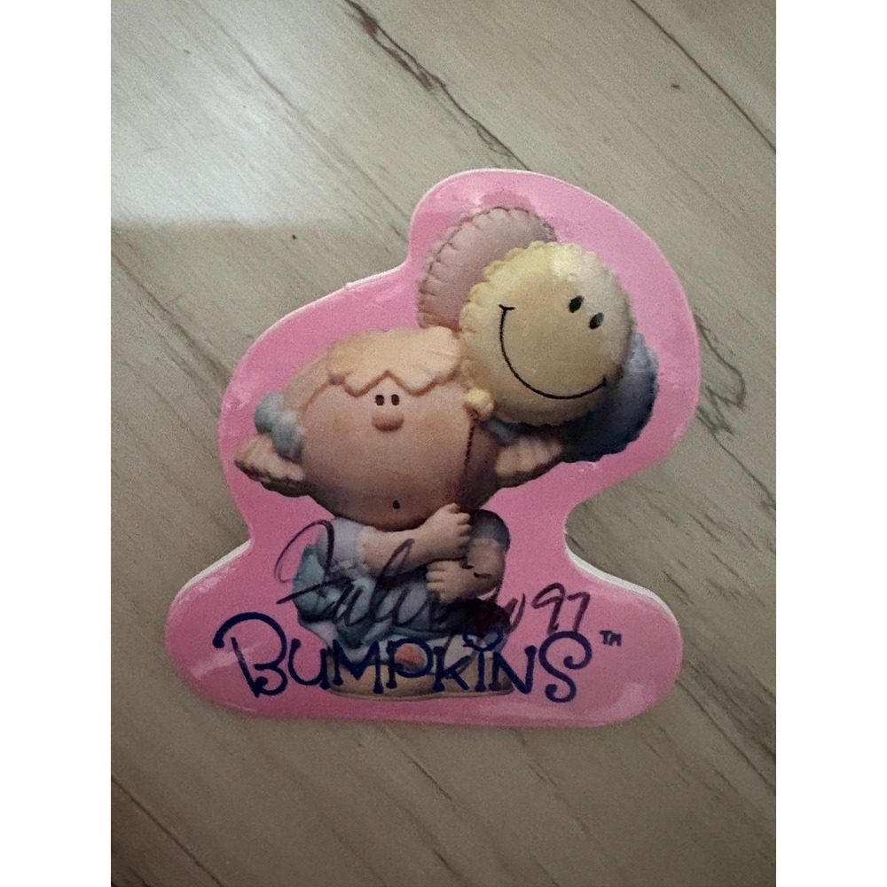 Vintage Bumpkins pin signed 1997 made in‎ USA Fabrizio for George